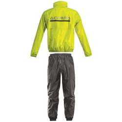 Acerbis Set De Pluie Rain Suit Logo Jaune Fluo-Noir