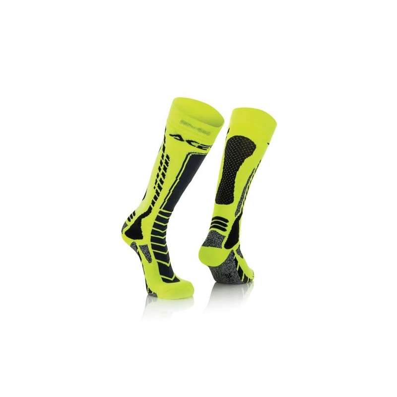 Acerbis Socken Mx Pro Schwarz-Neon Gelb