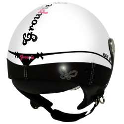  New MaxAngel  GROUPIE BIANCO LUCIDO Helm