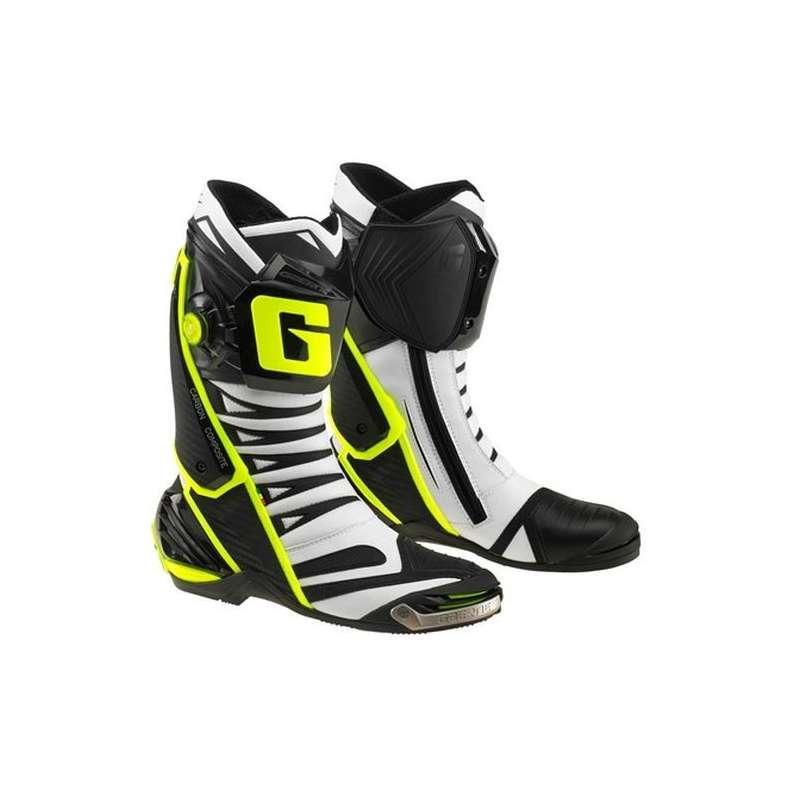 GAERNE BOTTES GP1 EVO - NOIR / BLANC / JAUNE