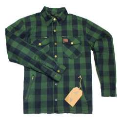 MOTO ELEVEN KEVLAR SHIRT 2 DAMES - VERT / NOIR