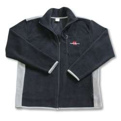 MOTO ELEVEN VESTE FLEECE - NOIR / GRIS