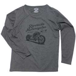 MOTO ELEVEN LONGSLEEVE T-SHIRT - RIVERSIDE DARK GRIS MELANGE