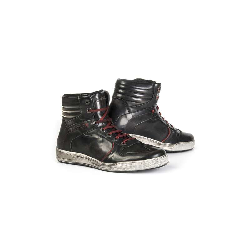STYLMARTIN SNEAKER IRON - CUIR GRAFFITI NOIR
