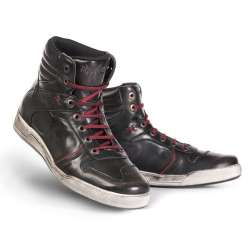 STYLMARTIN SNEAKER IRON - CUIR GRAFFITI NOIR