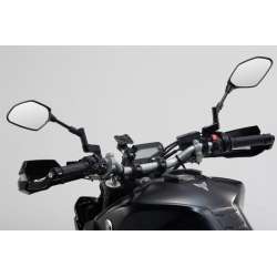 SW-MOTECH Kit de montage universel noir pour GPS 22,28 mm et 1"