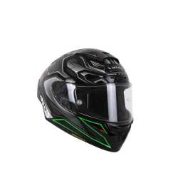 Shoei Integralhelm X-Spirit III Aerodyne TC-4 schwarz-chrom-grün