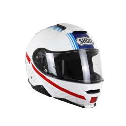 Casque modulable Shoei Neotec II Separator TC-10 blanc-bleu-rouge