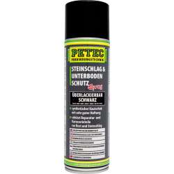 PETEC Protection de dessous de caisse et anti-gravillonnage noir 500ml