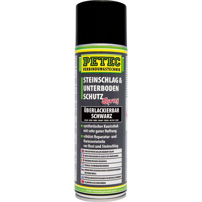 PETEC Steinschlag & Unterbodenschutz schwarz 500ml
