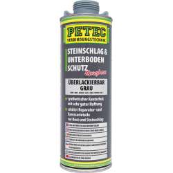 PETEC Protection de dessous de caisse et anti-gravillonnage gris 1l