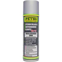 PETEC Protection de dessous de caisse et anti-gravillonnage gris 500ml