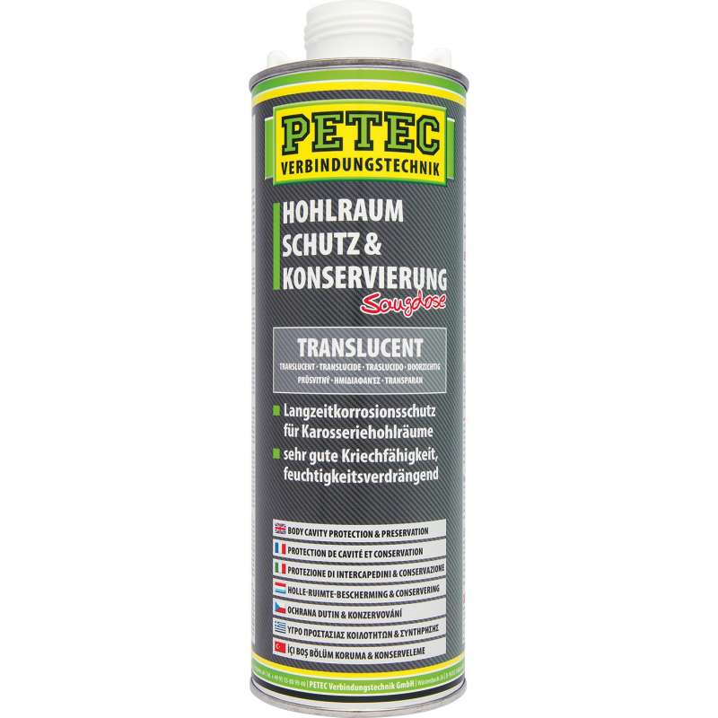 PETEC Protection de cavité et conservation transparent