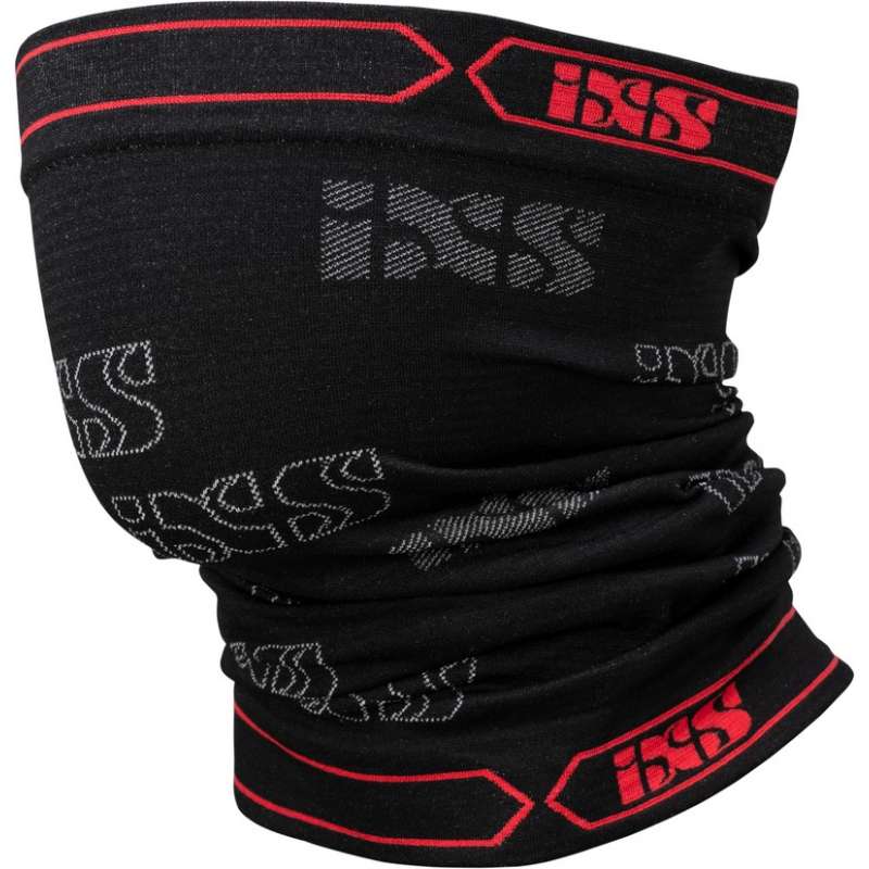 iXS Bandeau en polaire 365 Air noir-rouge