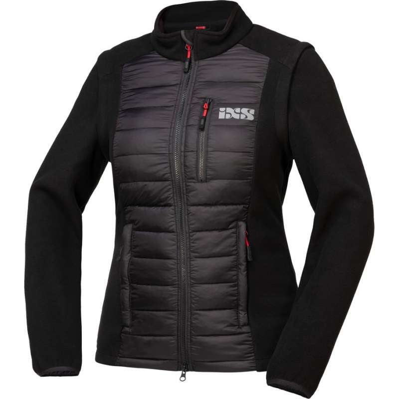 iXS Team Damen Jacke Zip-Off schwarz