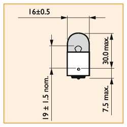 Philips Parkleuchte 12V 10W Amber