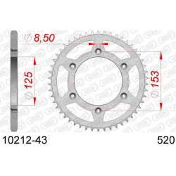 DC AFAM Couronne Inox 520 (43 dents)