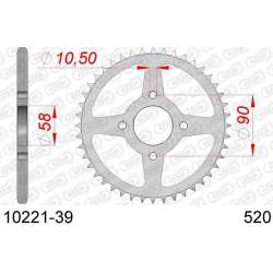 DC AFAM Couronne Inox 520 (39 dents)