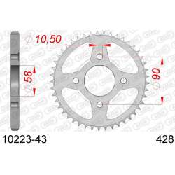 DC AFAM Couronne Inox 428 (43 dents)