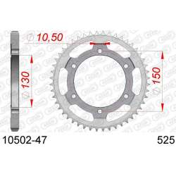 DC AFAM Couronne Inox 525 (47 dents)