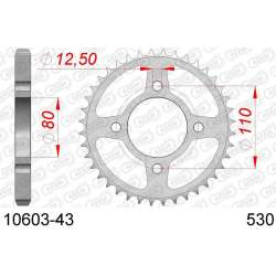 DC AFAM Couronne Inox 530 (43 dents)