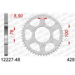DC AFAM Couronne Inox 428 (48 dents)