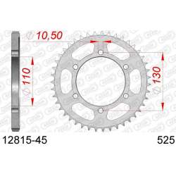 DC AFAM Couronne Inox 525 (45 dents)