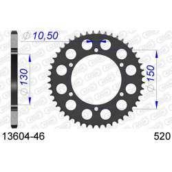 DC AFAM Couronne Aluminium 520 (46 dents)