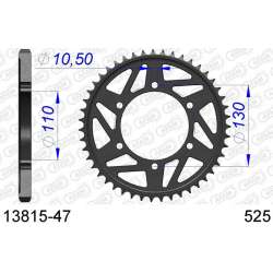 DC AFAM Couronne Aluminium 525 (47 dents)