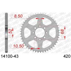 DC AFAM Couronne Inox 420 (43 dents)