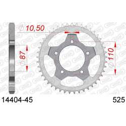 DC AFAM Couronne Inox 525 (45 dents)