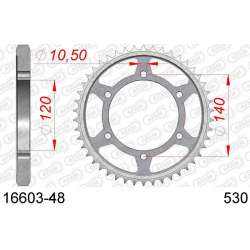 DC AFAM Couronne Inox 530 (48 dents)