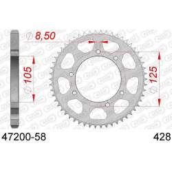 DC AFAM Couronne Inox 428 (58 dents)