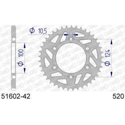 DC AFAM Couronne Aluminium 520 (42 dents)