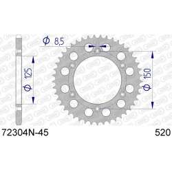 DC AFAM Couronne Aluminium 520 (45 dents)