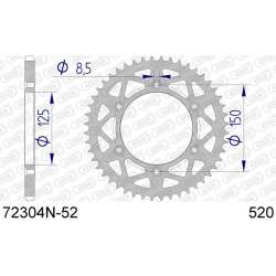DC AFAM Couronne Aluminium 520 (52 dents)