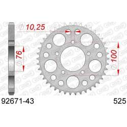 DC AFAM Couronne Inox 525 43 dents