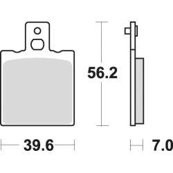 SBS Bremsbeläge Keramik