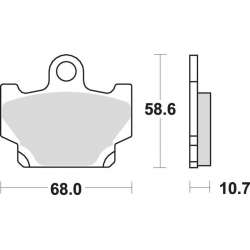 SBS Bremsbeläge Keramik