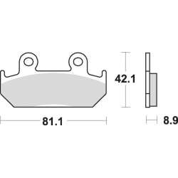 SBS Bremsbeläge Keramik