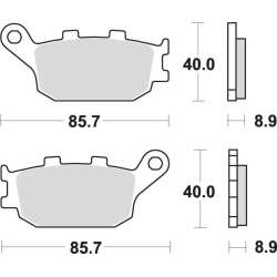 SBS Bremsbeläge Keramik