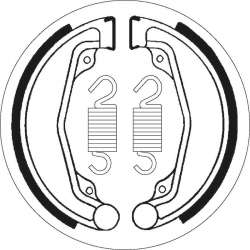 SBS Machoires de freins 2023_Ø 140x25