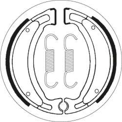 SBS Machoires de freins 2028_Ø 110x25