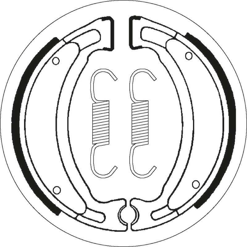 SBS Machoires de freins 2028_Ø 110x25