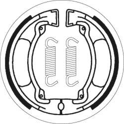 SBS Machoires de freins 2032_Ø 110x25