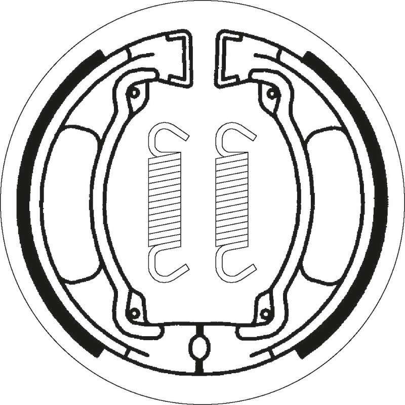 SBS Bremsbacken 2032_Ø 110x25
