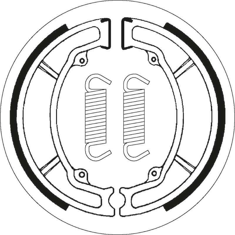 SBS Machoires de freins 2034_Ø 130x28