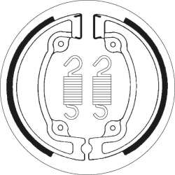 SBS Machoires de freins 2041_Ø 130x25