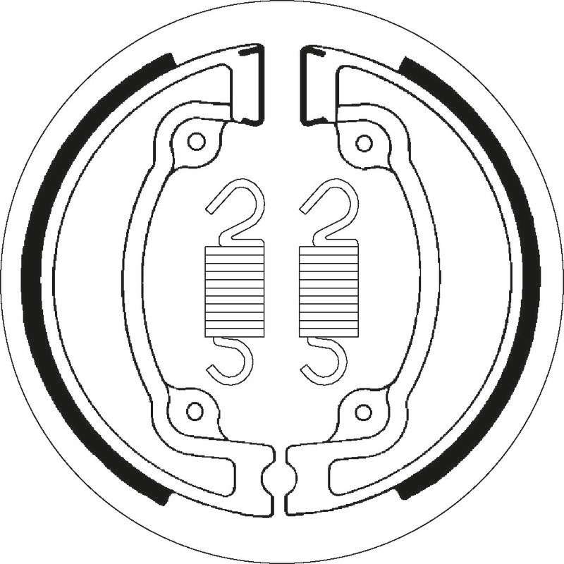 SBS Machoires de freins 2041_Ø 130x25