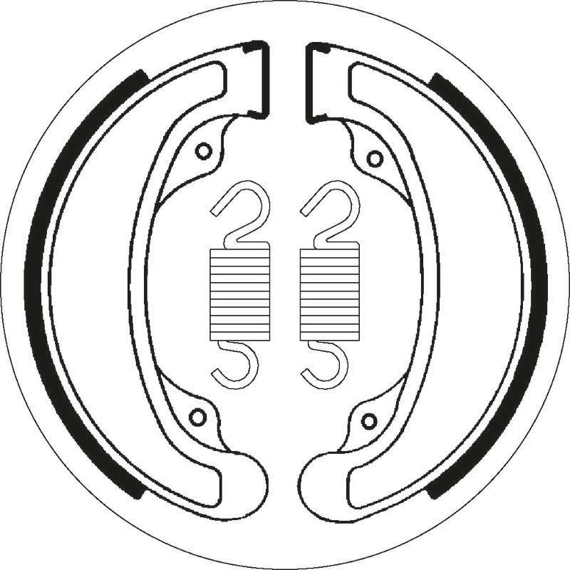 SBS Machoires de freins 2058_Ø 140x40